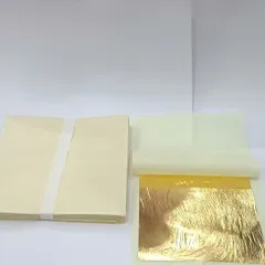 10 LÁ VÀNG THẬT ĂN ĐƯỢC 9,33cm - Lá Vàng Trang Trí Thực Phẩm, Bánh và Rượu, An Toàn Cho Sức Khỏe, Cao Cấp