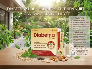 Gói Sữa Diabetna Sure 20g- Sữa hạt dành cho người tiểu đường