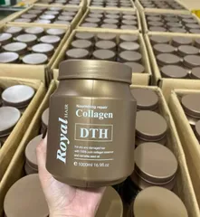 Kem Ủ Tóc Collagen DTH 1000ml – Hấp Dầu Chăm Sóc Tóc Khô Xơ, Hư Tổn, U