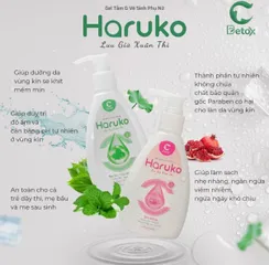 [CHE TÊN] Dung Dịch Vệ Sinh Phụ Nữ Haruko Làm Sạch, Mang Lại Hương Thơm Quyến Rũ