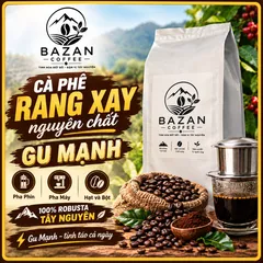 0,5kg Cà Phê Nguyên Chất Gu Mạnh - Đậm Vị - Tây Nguyên