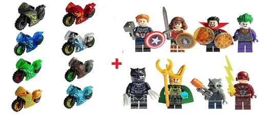 [RẺ NHẤT THỊ TRƯỜNG] Set 8Xe +8Ninja Mô Hình Lắp Ghép Ninja Siêu Đẹp Cho Bé Bigcitybuy
