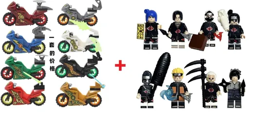 [RẺ NHẤT THỊ TRƯỜNG] Set 8Xe +8Ninja Mô Hình Lắp Ghép Ninja Siêu Đẹp Cho Bé Bigcitybuy