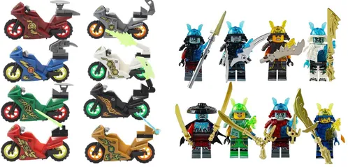[RẺ NHẤT THỊ TRƯỜNG] Set 8Xe +8Ninja Mô Hình Lắp Ghép Ninja Siêu Đẹp Cho Bé Bigcitybuy