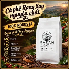 1kg Cà Phê Rang Xay Nguyên Chất - Gu Mạnh, Đậm Vị Tây Nguyên, Pha Phin, Pha Máy, Cà Phê Hạt, Bột, BAZAN COFFEE 47