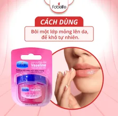 Sáp Dưỡng Da Vaseline Fobelife 7gr và 50gr Không Màu, Dưỡng Ẩm Giữ Ẩm