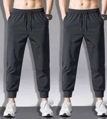 [ COMBO 2 QUÂN ] Quần Jogger Nam Nữ Trơn Basic Thun Poly Phong Cách Nă
