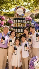 Grape Valley - Nước Trái Cây Có Ga NHO - Chai 750mill