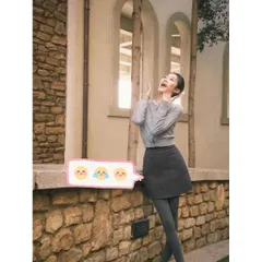 (XẢ KHO SIÊU RẺ) QUẦN LEGGING MIX VÁY CHẤT NỈ ẤM CẠP CHUN, CO GIÃN TỐT