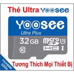 Thẻ nhớ microSDHC Yoosee Pro Plus 32GB A1 U3 4K 95MB/s - chuyên điện t