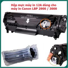 Hộp mực máy in Canon LBP 2900, 3000, Cartridge Canon 303 loại 1 in rất Đậm, sắc nét, độ bền cao, có lỗ đổ