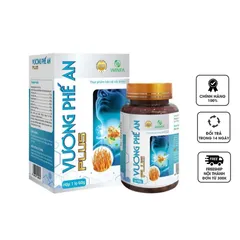 Viên uống giảm ho Vương Phế An Plus - Hỗ trợ tiêu đờm, tăng cường miễn dịch, chiết xuất thiên nhiên, 60g