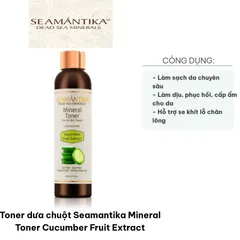 Toner Dưa Chuột Seamantika - Chiết Xuất Từ Trái Cây, Phục Hồi Da Dầu, Se Khít Lỗ Chân Lông 150ml
