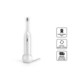 Bàn chải đánh răng điện thông minh Mipow Bocali Sonic - Thiết kế thời trang, 4 chế độ làm sạch, đầu chải mềm mại, chống nước IPX7