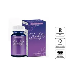 Viên uống Slady Hỗ trợ Cân Bằng Nội Tiết Tố Nữ - Bồi Bổ Khí Huyết, Điều Hòa Kinh Nguyệt, Cải Thiện Khô Hạn, Bốc Hỏa