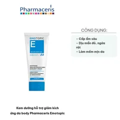 Kem Dưỡng Giảm Kích Ứng Da Body Pharmaceris Emotopic 200ml - Cấp Ẩm, Làm Dịu Da, Ngăn Mẩn Đỏ, Thích Hợp Da Nhạy Cảm