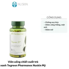 Viên Uống Chiết Xuất Trà Xanh Tegreen Pharmanex Nuskin 120 Viên - Hỗ Trợ Giảm Cân, Chống Oxy Hóa, Làm Đẹp Da Từ Thiên Nhiên