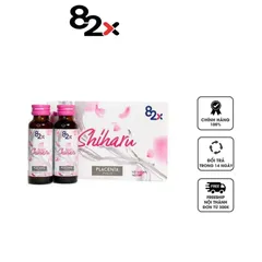 Nước Uống Hỗ Trợ Cân Bằng Nội Tiết Tố 82X Shiharu Placenta - Làm Đẹp Da, Ngăn Ngừa Nám, Phục Hồi Sức Khỏe Nữ Giới 50ml/Chai