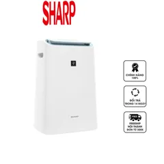 Máy Lọc Không Khí và Hút Ẩm Sharp DW-E16FA-W - Thiết Kế Hiện Đại, Hút Ẩm Mạnh Mẽ, Lọc 99,97% Bụi Bẩn cho Không Gian Dưới 38m2