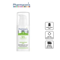 Kem Dưỡng 10% Axit Mandelic Pharmaceris Sebo-Almond Peel - Giúp Trẻ Hóa Da Dầu Mụn, Làm Dịu Mụn, Giảm Bã Nhờn, 50ml