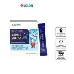 Men vi sinh Royal Medi Probiotics Hàn Quốc - Hỗ trợ tiêu hóa cho trẻ em và người lớn - Hộp 30 gói hương vị chua ngọt dễ uống