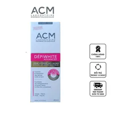 Kem Giảm Nám ACM Depiwhite Advanced - Làm Mờ Nám, Tàn Nhang, Đốm Nâu, Da Sáng Mượt 40ml
