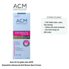 Kem Giảm Nám ACM Depiwhite Advanced - Làm Mờ Nám, Tàn Nhang, Đốm Nâu, Da Sáng Mượt 40ml