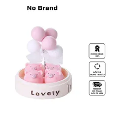 Set Khay 4 Heo Con Trang Trí - Bộ Dùng Cho Bàn Học và Ô Tô - Nhựa Thân Thiện Môi Trường, Xinh Xắn, Đáng Yêu