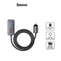Tẩu sạc nhanh 4 cổng Baseus Share Together 120W - Sạc nhanh ô tô tiện lợi cho smartphone và tablet, độ dài dây 1.5m