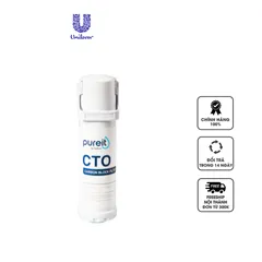 Lõi lọc CTO Pureit Delica UR5840 cho máy lọc nước âm tủ bếp - Loại bỏ clo, mùi, vị lạ, nước sạch tinh khiết, tuổi thọ 8-12 tháng