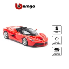Mô Hình Xe Ferrari LaFerrari Aperta 1:24 Bburago - Siêu Xe Thể Thao Mô Phỏng Chi Tiết, Quà Tặng Độc Đáo Cho Người Sưu Tập