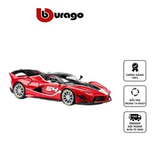 Mô hình siêu xe Ferrari FXX K EVO 1:18 Bburago Signature - Siêu xe mô phỏng chi tiết hoàn hảo, trang trí nhà cửa độc đáo cho tín đồ xe hơi.
