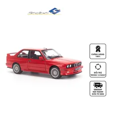 Mô hình xe ô tô BMW M3 E30 1986 1:18 Solido - Chi tiết sắc nét, cửa mở, bánh xe đánh lái - Quà tặng tuyệt vời cho tín đồ xe hơi