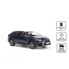 Mô Hình Xe Lexus RX200T Tỉ Lệ 1:18 Dealer - Chi Tiết Tinh Xảo, Cửa Mở, Màu Trắng Và Xanh Đen, Quà Tặng Độc Đáo Cho Người Sưu Tập