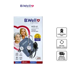 Máy Đo Huyết Áp Cơ B.Well MED-62 Thụy Sĩ - Thiết Bị Chuyên Dụng Đo Huyết Áp & Nhịp Tim Chính Xác, Dễ Sử Dụng cho Gia Đình