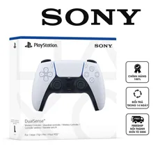 Tay cầm chơi game Sony PS5 DualSense Wireless - Công nghệ Haptic Feedback & Adaptive Trigger, Kết nối Bluetooth và USB Type-C, Chơi Game Thoải Mái