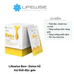 Lifewise Bee+ Detox Hỗ Trợ Thải Độc Gan - Sản Phẩm Từ Dược Thảo Tự Nhiên, Tăng Cường Đề Kháng, Giúp Thanh Lọc Cơ Thể