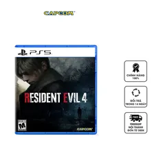 Đĩa Game Resident Evil 4 Remake cho PS5 - Hành Động Sinh Tồn Đỉnh Cao từ Capcom, Đồ Họa Sống Động, Cốt Truyện Cũ nhưng Mới
