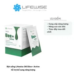 Bột Uống Lifewise 365 Bee+ Active - Hỗ Trợ Năng Lượng Từ Mật Ong & Chiết Xuất Tự Nhiên, Giúp Tăng Cường Sức Khỏe & Thể Lực