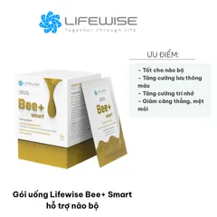 Gói Uống Lifewise Bee+ Smart Bổ Sung Dinh Dưỡng Tăng Cường Trí Nhớ - Hỗ Trợ Nâng Cao Tinh Thần và Giảm Căng Thẳng