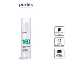 Toner Dạng Xịt Purles 160 Hydra Spray - Cấp Ẩm Cho Da Nhạy Cảm 200ml, Hỗ Trợ Phục Hồi Độ pH, Dễ Dàng Sử Dụng, Phù Hợp Mọi Làn Da