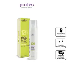 Gel Dưỡng Ẩm Purles 124 Aloe Vera 98% - Hỗ Trợ Làm Dịu Da Kích Ứng, Dưỡng Ẩm hiệu quả cho mọi loại da 50ml