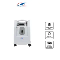 Máy tạo Oxy tinh khiết tự động AngelBiss Angel 5S - Thiết bị y tế gia đình, cung cấp oxy 90%-96% tinh khiết, dễ sử dụng và an toàn.