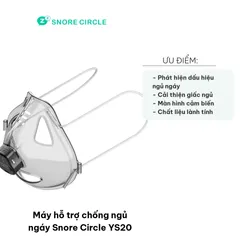 Máy Hỗ Trợ Chống Ngủ Ngáy Snore Circle YS20 - Thiết Bị Cảm Biến Y Tế Thông Minh Cải Thiện Chất Lượng Giấc Ngủ Tại Nhà