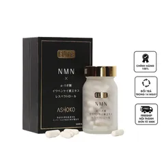 Viên Uống Hỗ Trợ Trẻ Hóa Ashoko Elite 18000 Nhật Bản - Tăng Cường Sức Khỏe Da, Cải Thiện Trí Nhớ và Tim Mạch, Hỗ Trợ Lão Hóa Tối Ưu