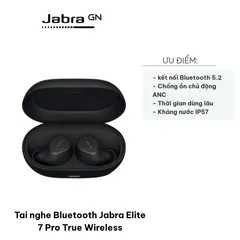 Tai nghe Bluetooth Jabra Elite 7 Pro True Wireless - Công nghệ ANC Thông Minh, Chống Ồn Xuất Sắc, Âm Thanh Chất Lượng Cao