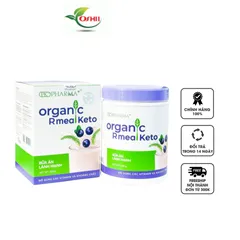 Bột uống dinh dưỡng Organic Rmeal Keto 300g - Thay thế bữa ăn, hỗ trợ giảm cân, tăng cường sức khỏe cho mọi đối tượng