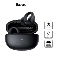 Tai nghe Bluetooth Baseus AirGo AS01 True Wireless (TWS) - Thiết kế Open-Ear, Công nghệ ENC, Âm thanh sống động, Pin 25 giờ