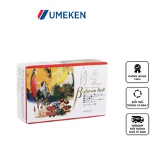Viên uống Beta-Glucan Ball Umeken - Hỗ trợ tăng cường sức đề kháng, cải thiện sức khỏe từ 9 loại nấm quý, Hộp 30 gói