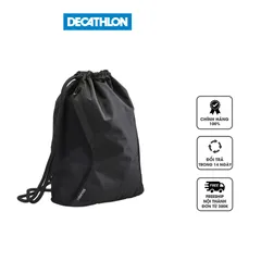 Túi Dây Rút Thể Thao Decathlon Domyos 15L Đen - Túi Đeo Vai Tiện Lợi Cho Tập Gym, Du Lịch, Vận Động